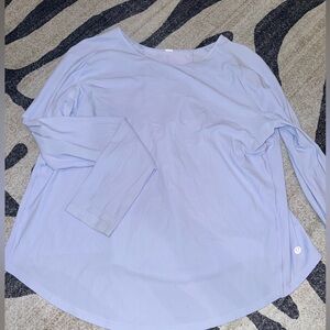 lululemon athletica Women's Light Purple Long Sleeve Top